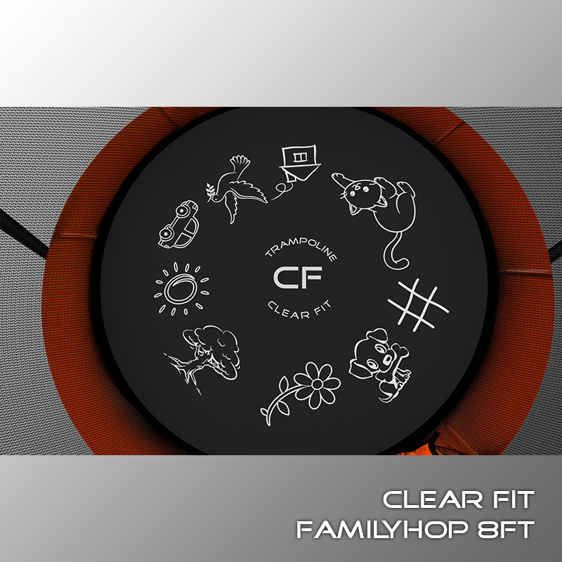 Батут Clear Fit FamilyHop 8Ft